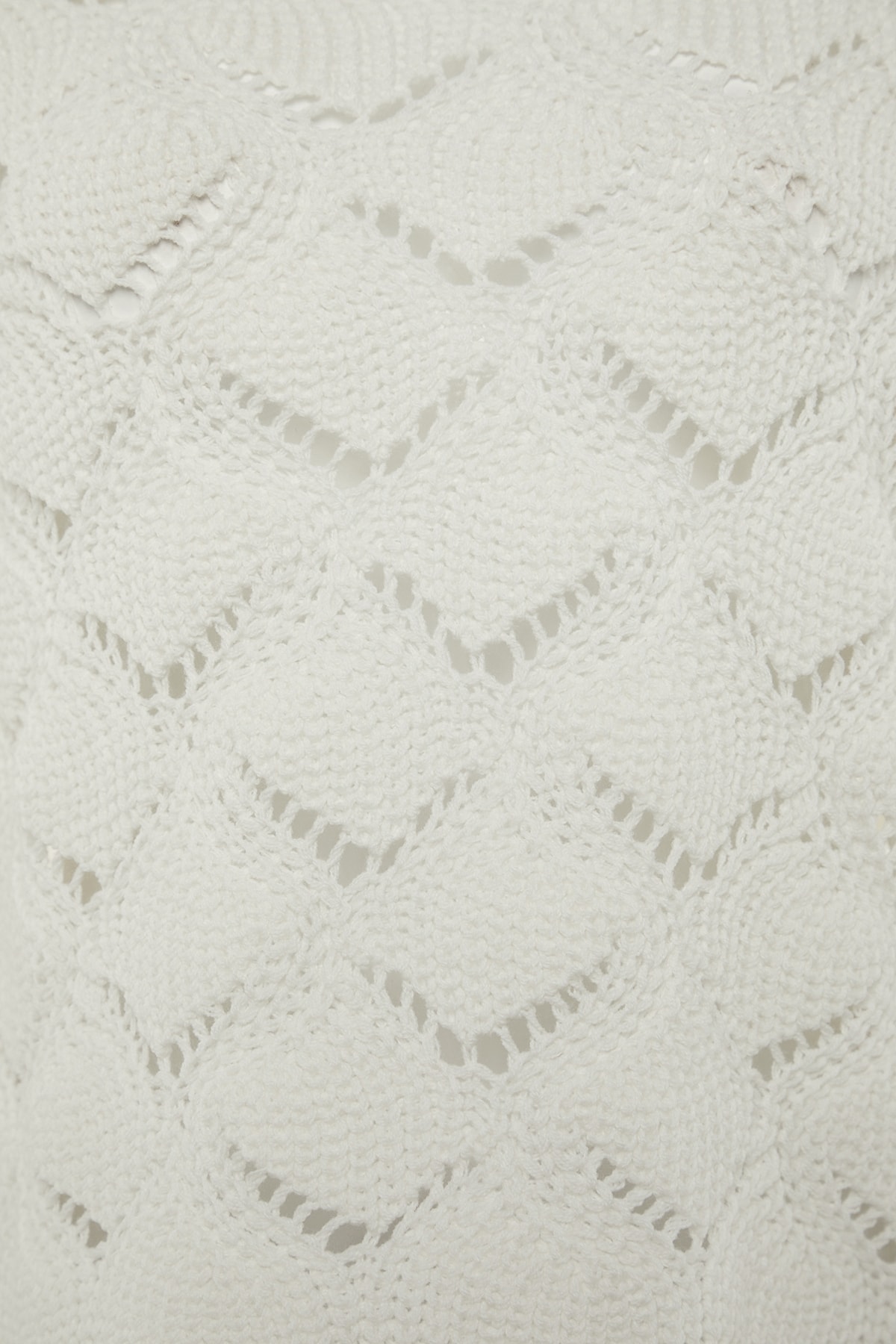 Trendyolmilla  Ekru Ajurlu/Delikli Triko Kazak TWOAW22KZ1171 - Görsel 7