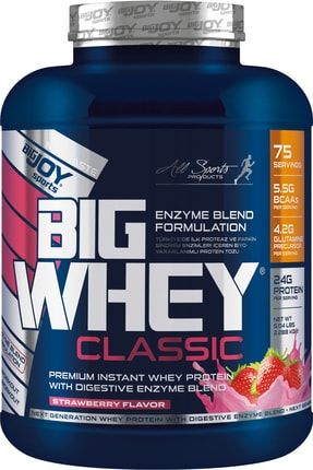 Big Whey Classic Whey Protein Tozu Çilek Aroma 72 Servis 8681571352112