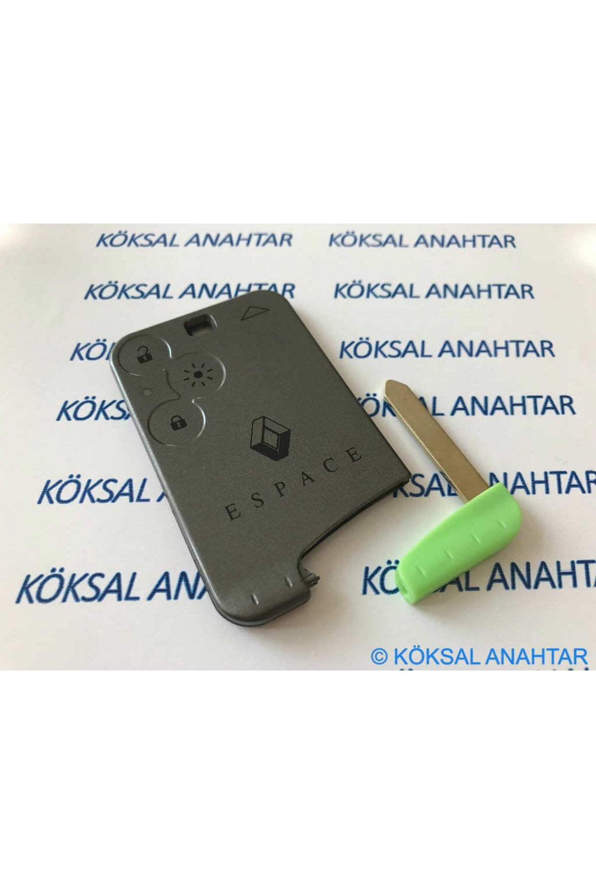 Köksal Anahtar-Renault Espace 3-Key Original Control Box Compatible 3