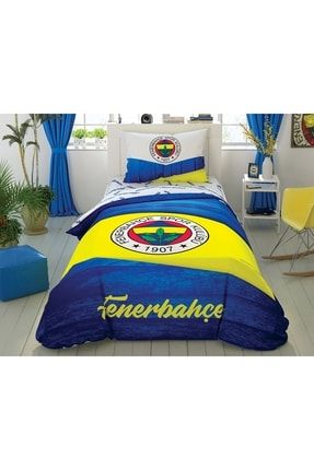 Fenerbahçe Wooden Logo Nevresim Takımı 60243642