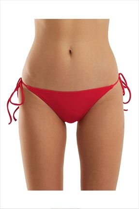 Kadın Kırmızı Ip Detaylı Bikini Altı MAYO1-5027