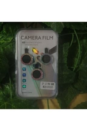 Iphone 12 Pro Max Uyumlu Renkli Kamera Koruma Lens Camı 12PROMX