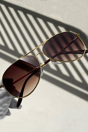 2022 Luxury Model Kahverengi Erkek Güneş Gözlüğü Polarize Cam darkwondermanpıs