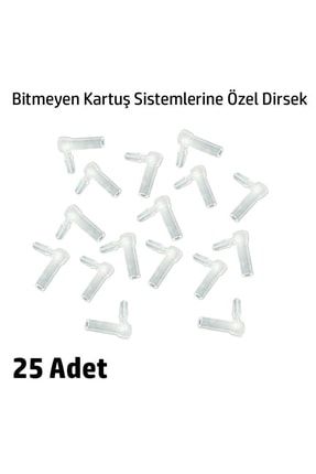 Kartuş Sistemleri Için Özel Hortum Dirseği 25 Adet bks-54