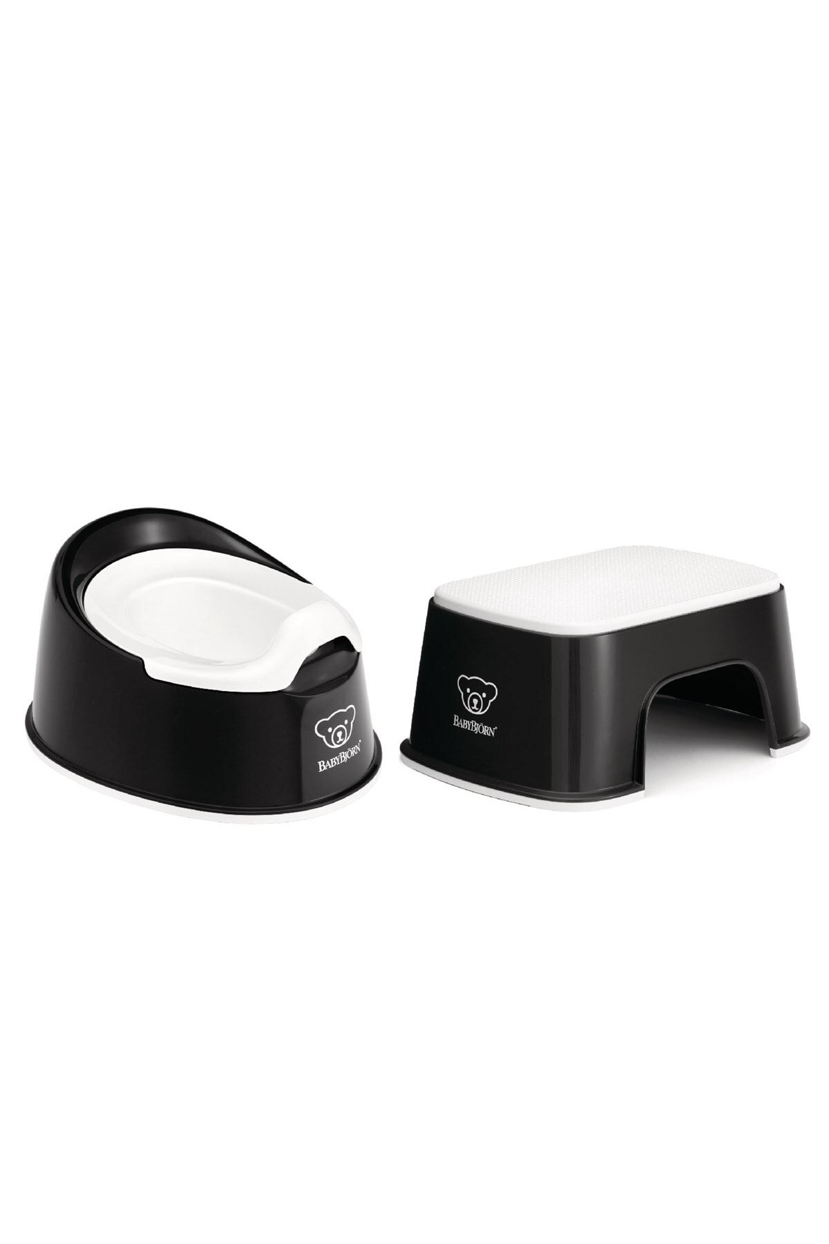 BabyBjörn Eğitici Oturak Smart Potty & Safe Step Banyo Basamağı / Black White
