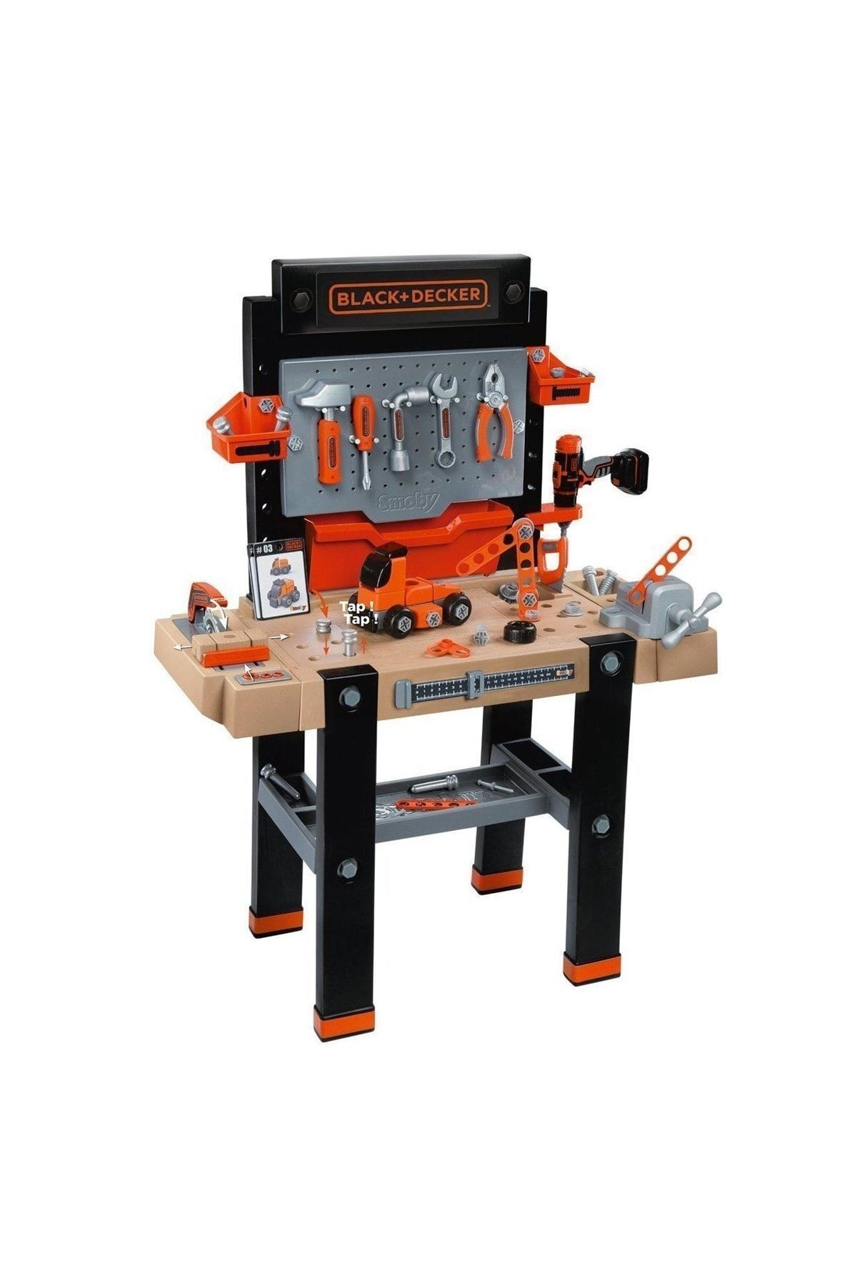 Smoby 7600360702 , Black+decker Bricola Ultimate - Çalışma Tezgahı / +3 Yaş