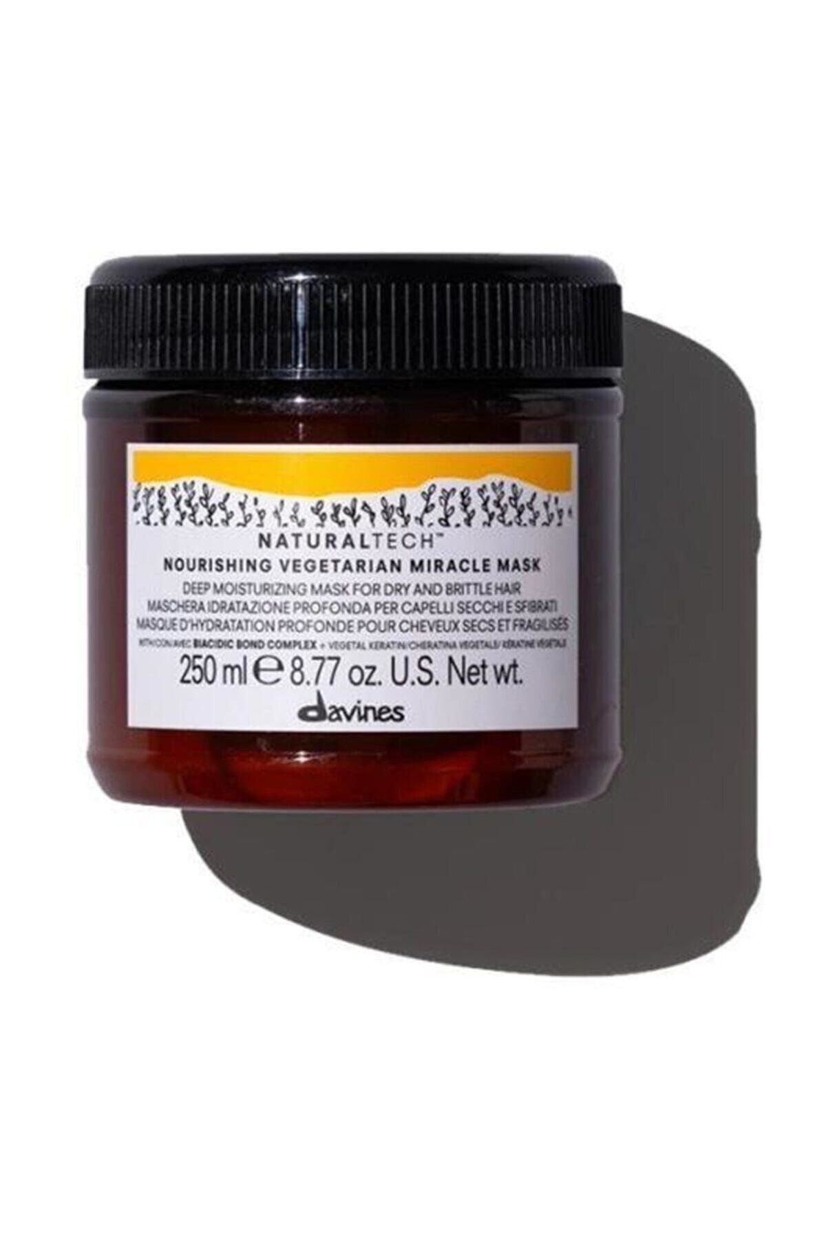 Davines Nourishing Vegetarian Miracle Yıpranmış Ve Kurumuş Saç Nemlendirici Maske 250 Mll