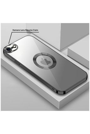 Iphone 8 Uyumlu Kılıf Glint Silikon Kılıf Siyah 3572-m180