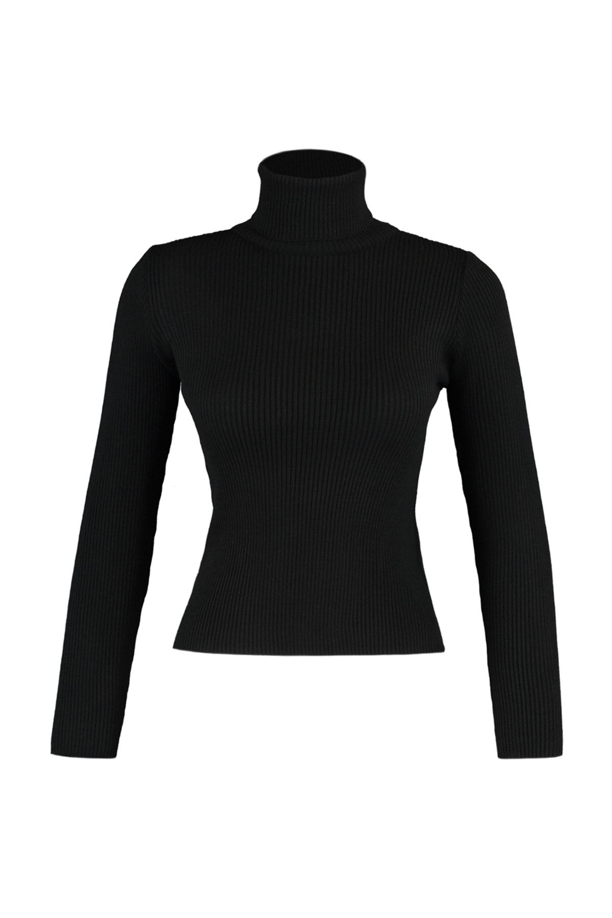 Trendyol Collection-Rollkragenpullover in Schwarz - TWOAW21KZ1279 20