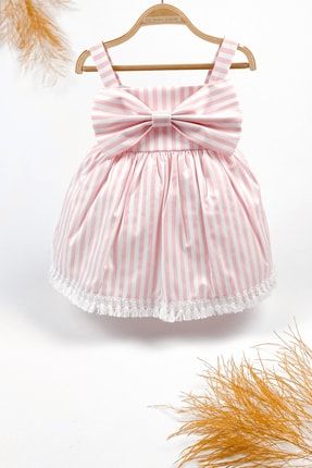 Kız Çocuk Pembe Prenses Kurdeleli Astar Tütülü Summer Beauty Elbise TYC00474032919
