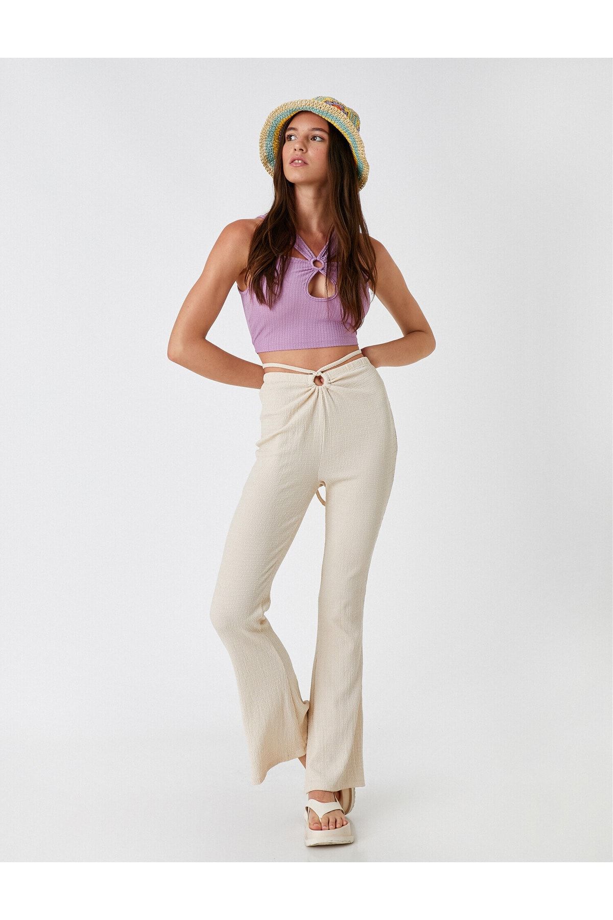 Koton Hose Beige Bootcut Fast ausverkauft