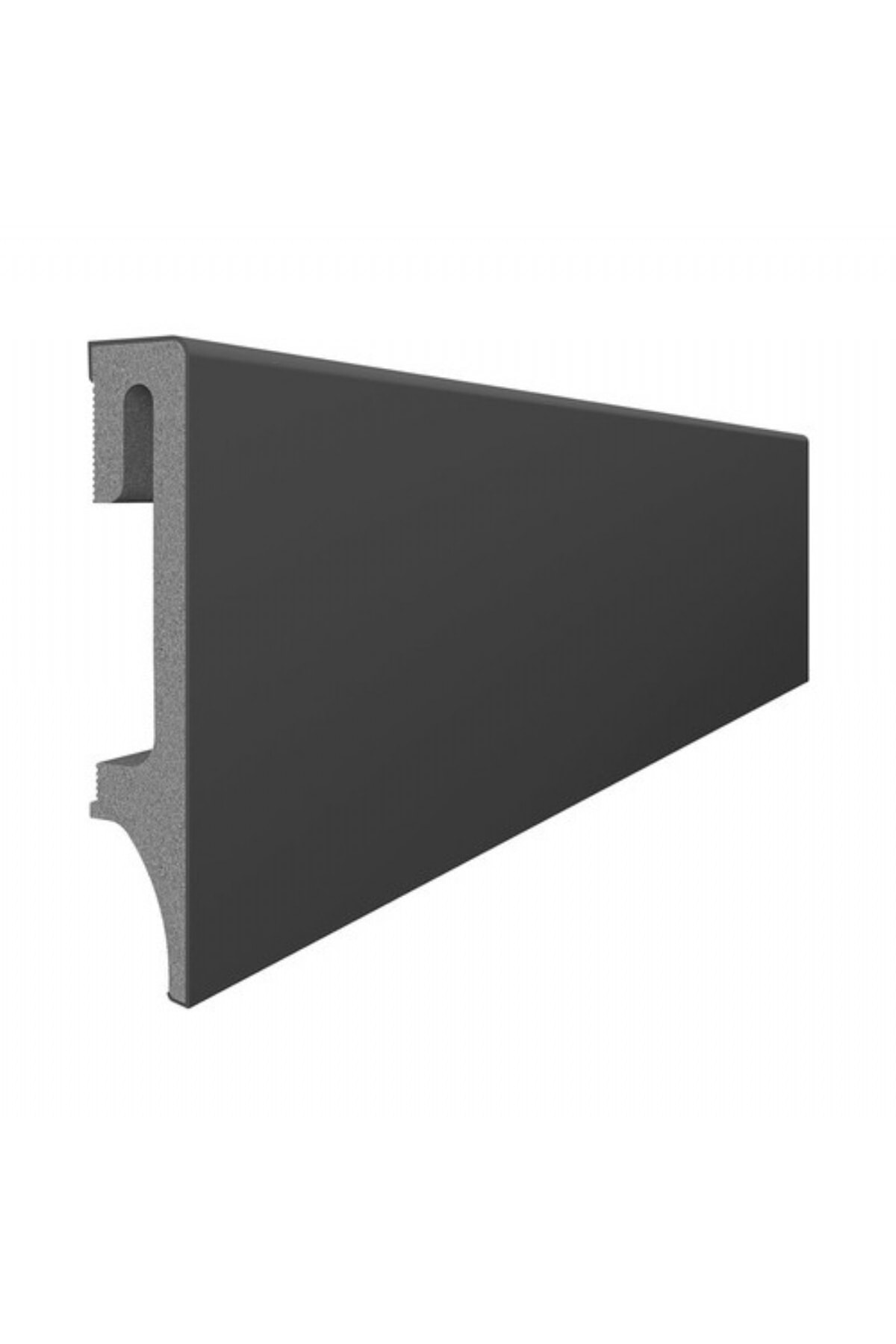 VOX Espumo Suya Dayanıklı Süpürgelik 8 cm 2,40 metre Antrasit Esp205