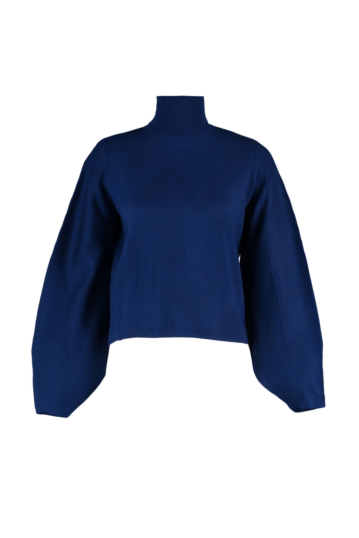 Trendyol Collection-Marineblauer Basic Rollkragenpullover TWOAW21KZ0485 8