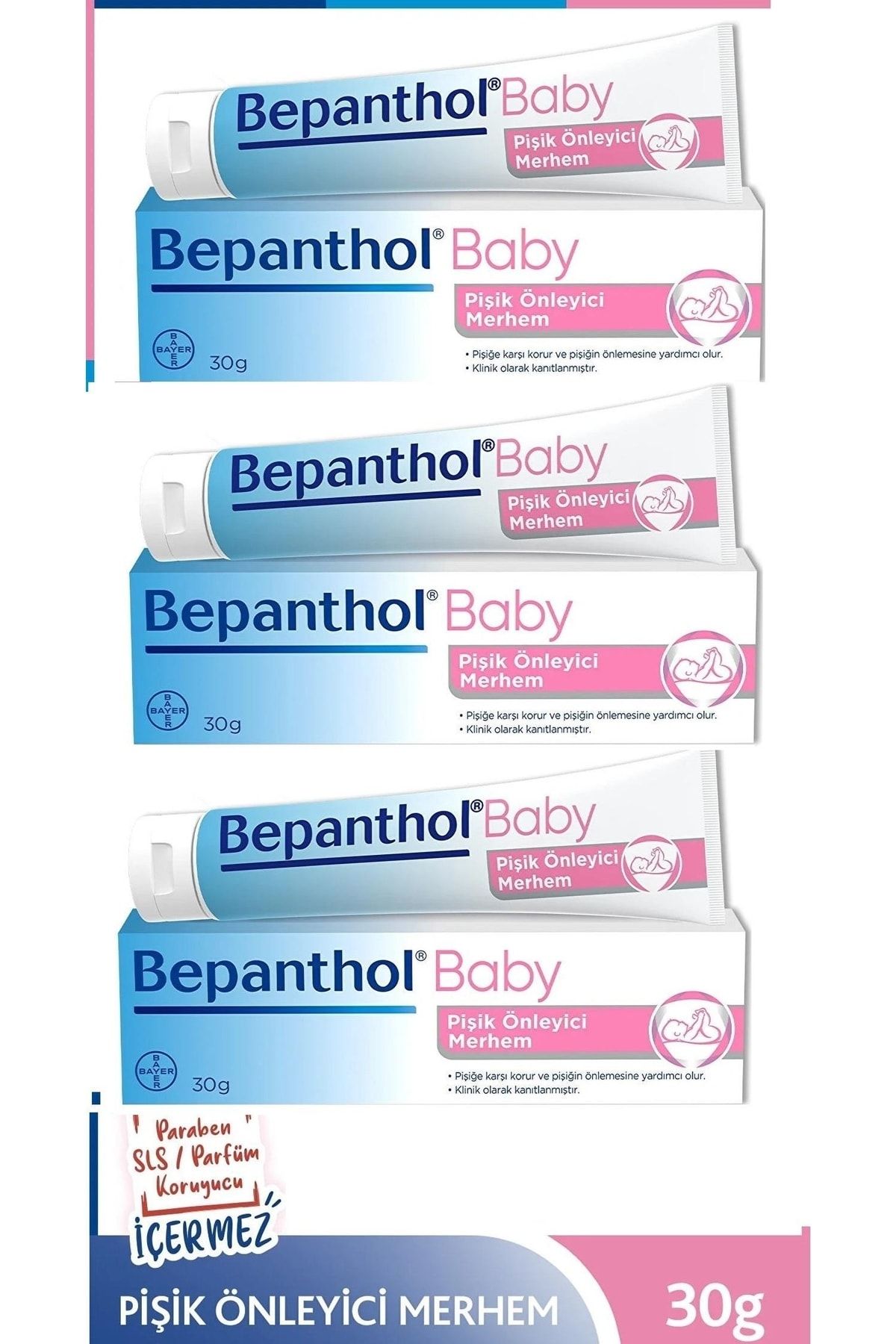 کرم و روغن بچه پماد پیشگیرانه کودک دیامان 30 گرم 3 قطعه Bepanthol