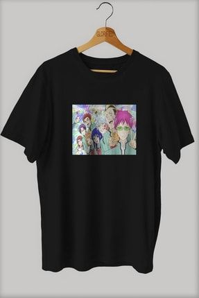 Anime The Disastrous Life Of Saiki Tasarım Baskılı T-shirt Pamuklu SD91bee