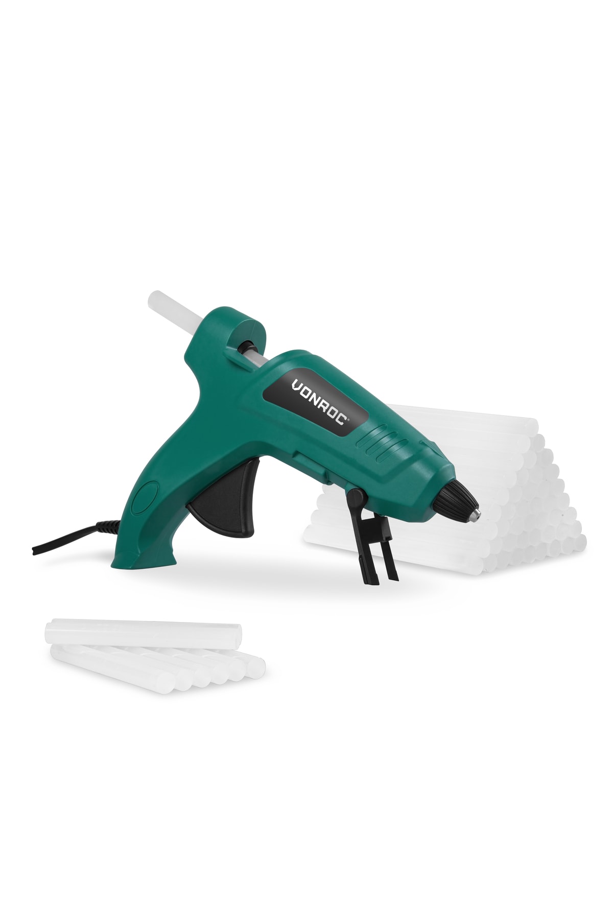 VONROC Tetikli Kalın Sıcak Silikon Tutkal Tabancası - 70w - Dahil. 56 Tutkal Çubukları