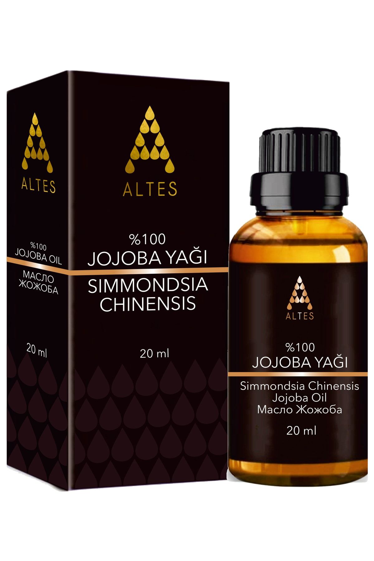 altes %100 Saf Jojoba Yağı / Jojoba Oil / Soğuk Sıkım 20ml Tm21jj0101
