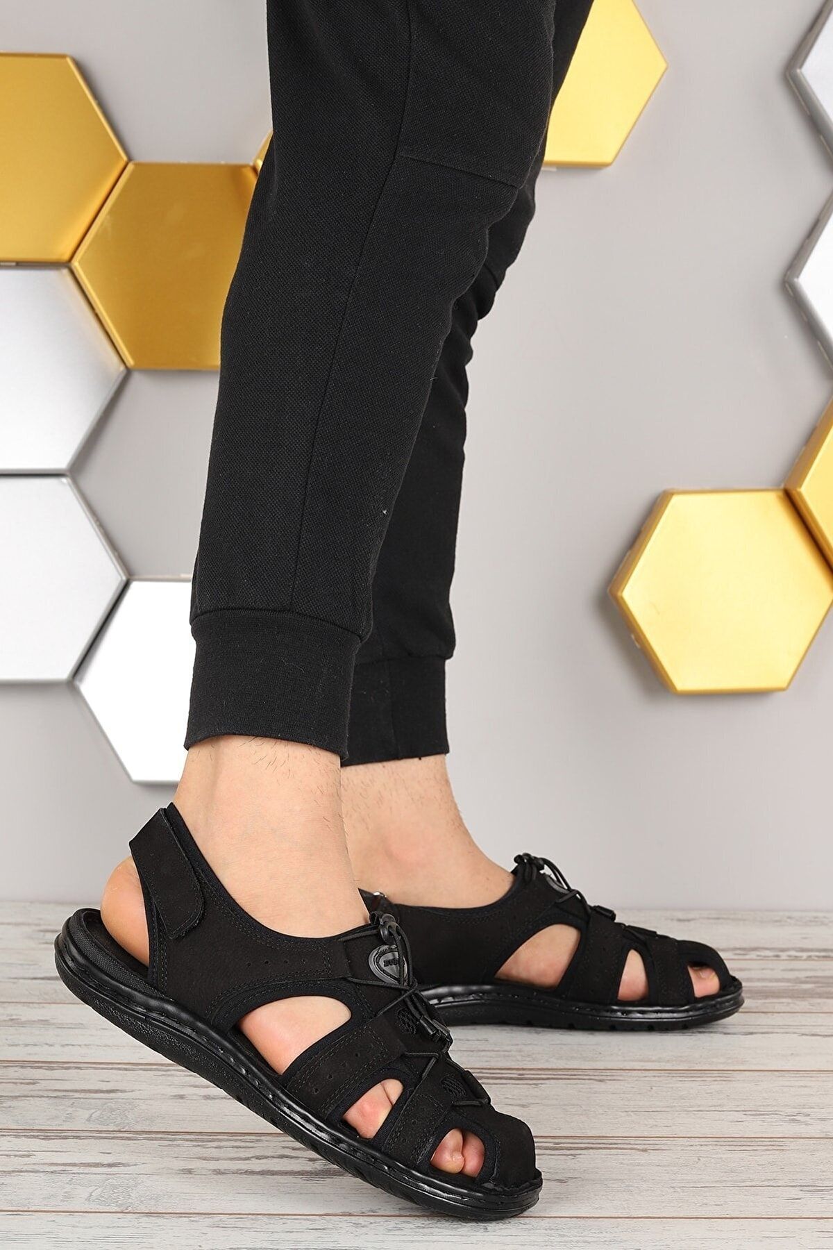 Dunlop Sandals Black