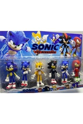 Sonic Oyuncak 6’lı Sonic,shadow,tails,knuckles Figür Set Sonic Mania TYC00500541771
