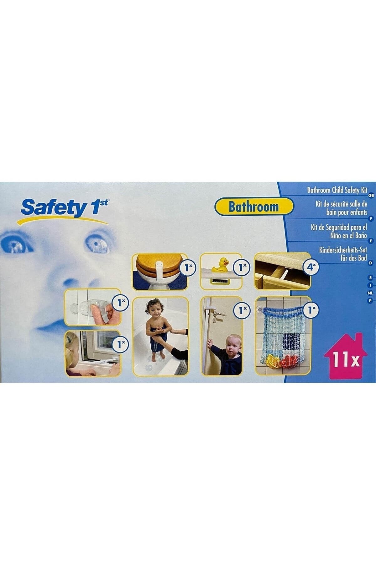 OK Baby Banyo Küveti &amp; Küvet Taşıyıcı Gri Banyo Güvenlik Seti NE9215