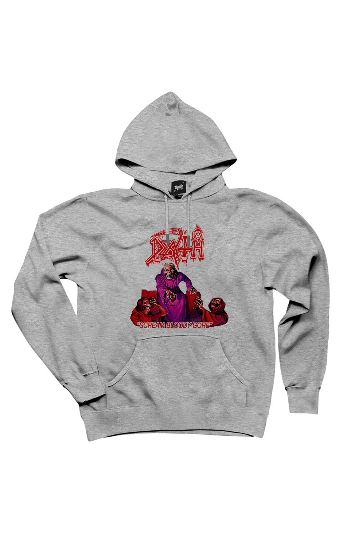 Death scream shop bloody gore hoodie