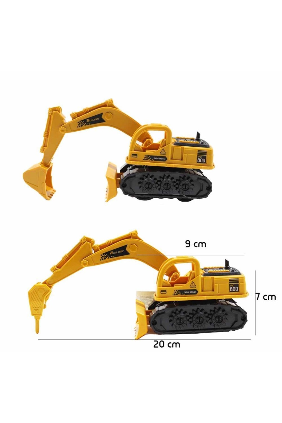 Genel Markalar Kızılkaya Oyuncak Sürtmeli Kepçe Iş Makinası Araçları 1 Adet Fiyatıdır