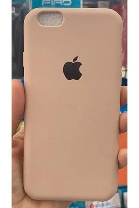 Iphone 6g & 6s & 6 Uyumlu -logolu Içi Kadife Silikon Lansman Arka Kılıf TCASEİP6LOGOLU