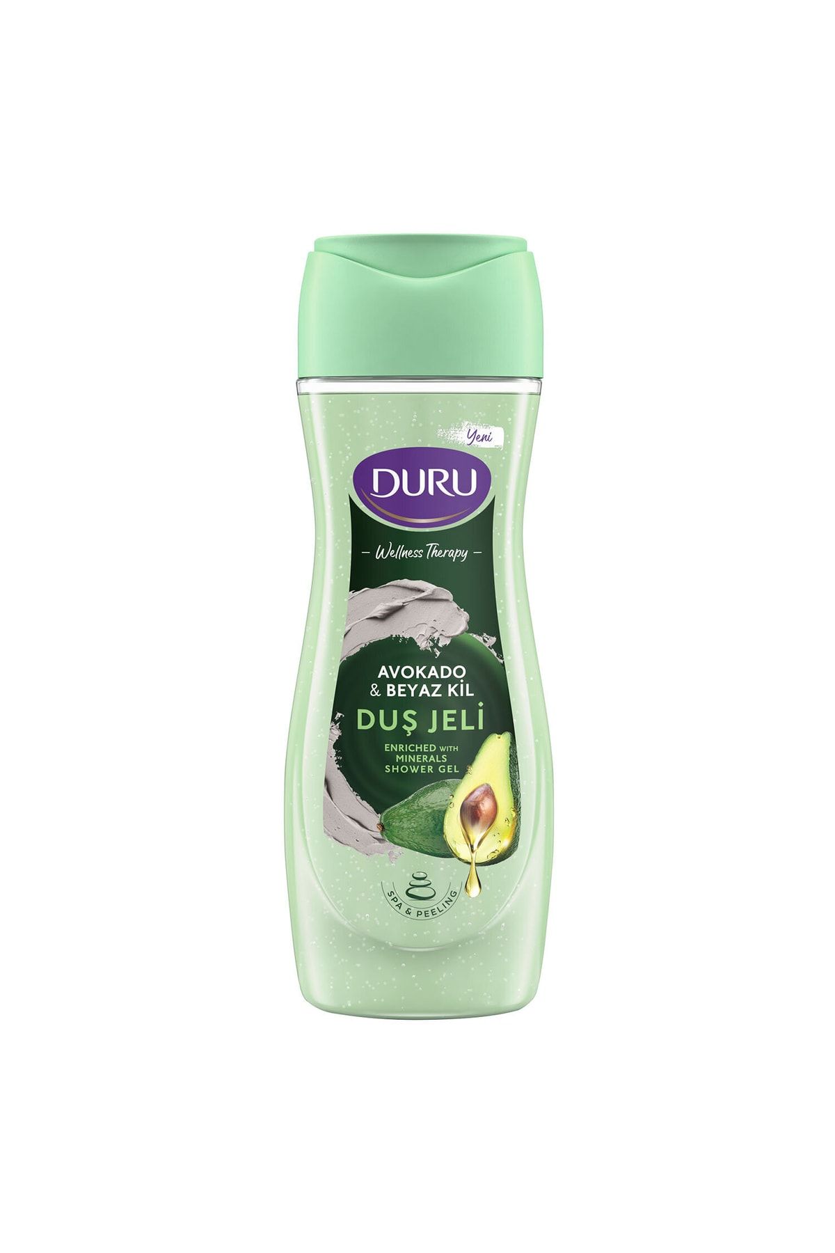 سلامتی ژل دوش آووکادو و خاک رس سفید 2x450 میلی لیتر Duru