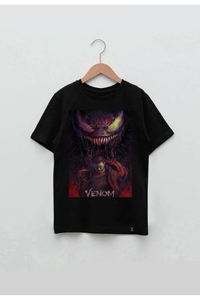Marvel Venom Tasarım Baskılı Unisex Çocuk Tişört 54mym143