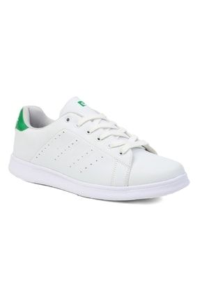 Erkek Spor Ayakkabı Beyaz Yeşil 10152
