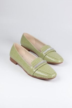 Yeşil Günlük Babet Ayakkabı 033