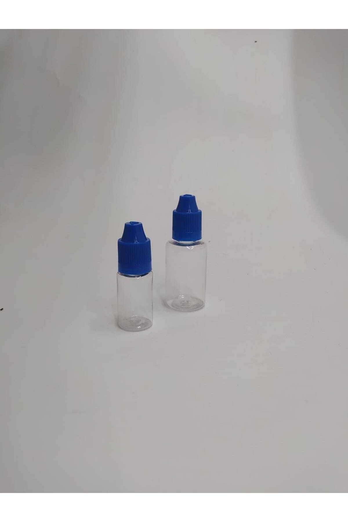 1 Adet Şeffaf Plastik 10 ml Boş Şişe - 1
