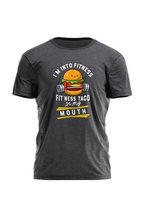 Ibl Fitness Taco Baskılı Siyah T-shirt P28863S4427