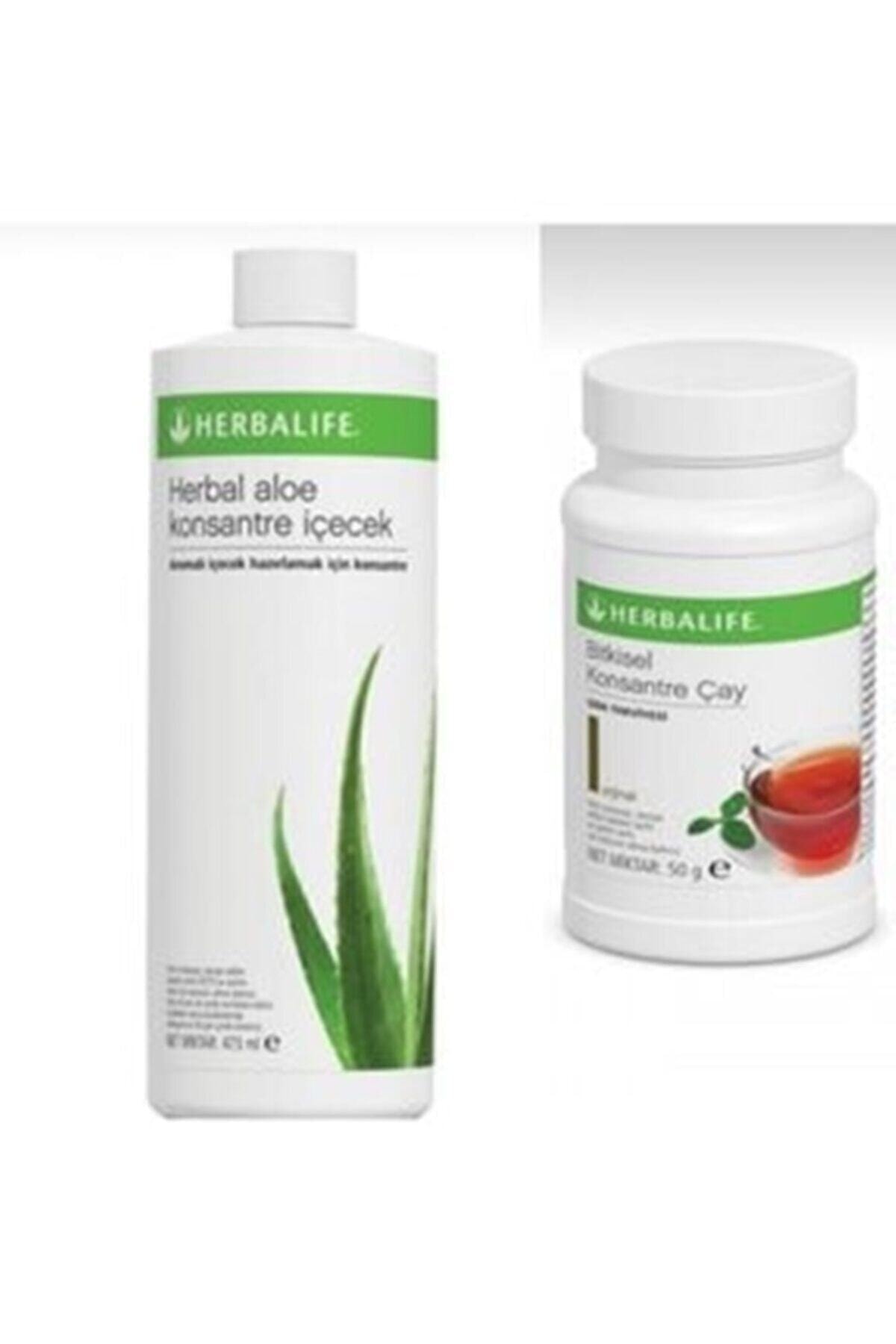 Herbalife Süper Paket. 2 Herbal Aloe Içecek 473 Ml. 2 Bitkisel Konsantre Çay 50 G. Klasik.