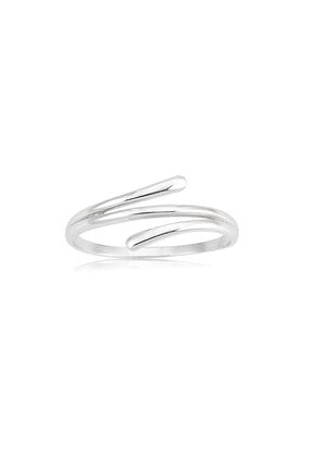 Sarmal Taşsız 14 Ayar Minimal Tasarım Altın Eklem Yüzüğü-minimal Altın Yüzük-hediye Altın Yüzük ANK1028A0