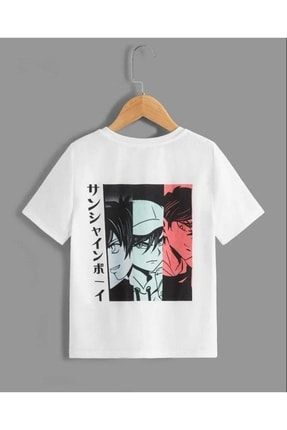 Çocuk Kız/erkek Japon Anime Baskılı Oversize T-shirt jpnanime-