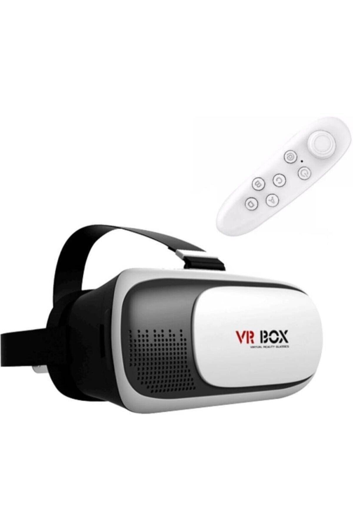 Sanal Gerçeklik Gözlüğü + Bt Kumanda + Kulaklık Vr-box 4