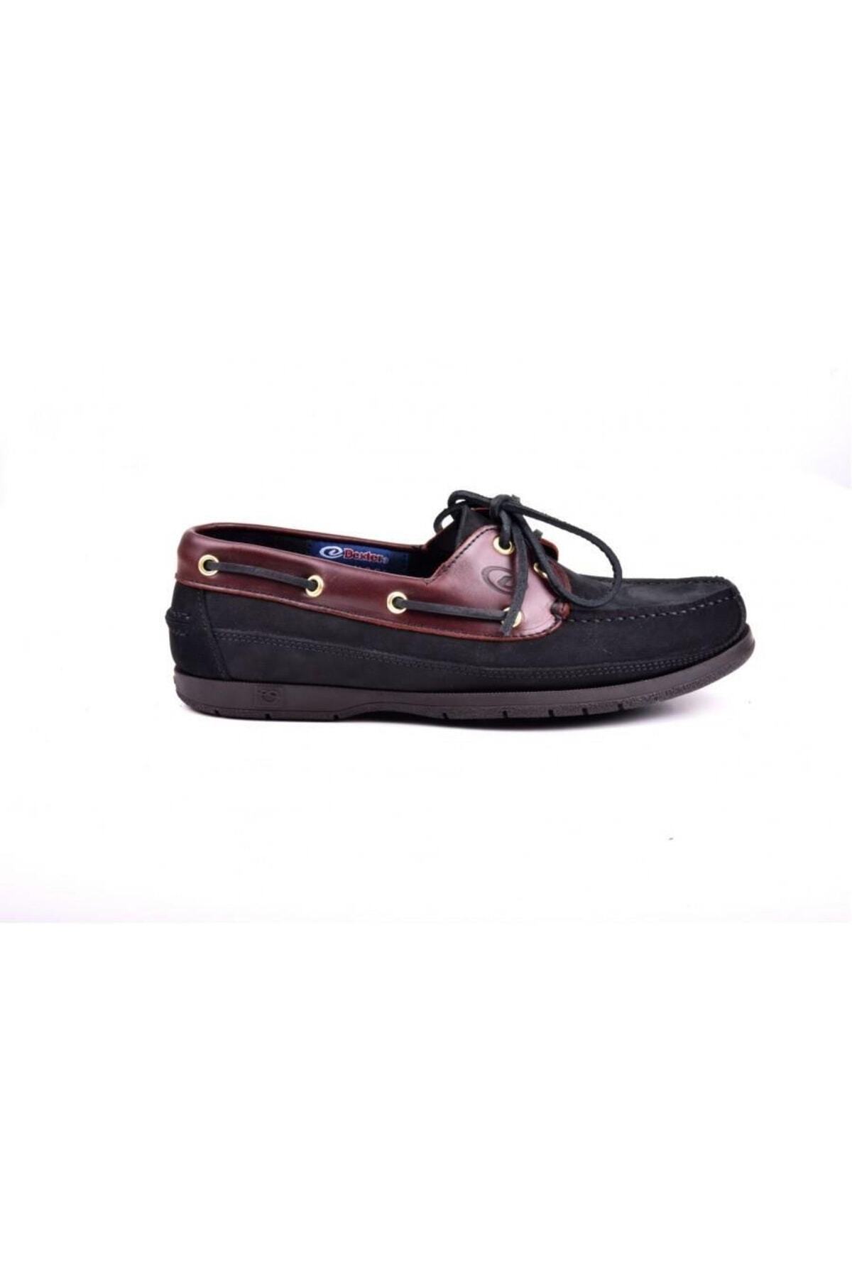 Dexter-P 619-1 Black Nubuck Men's Shoes 3
