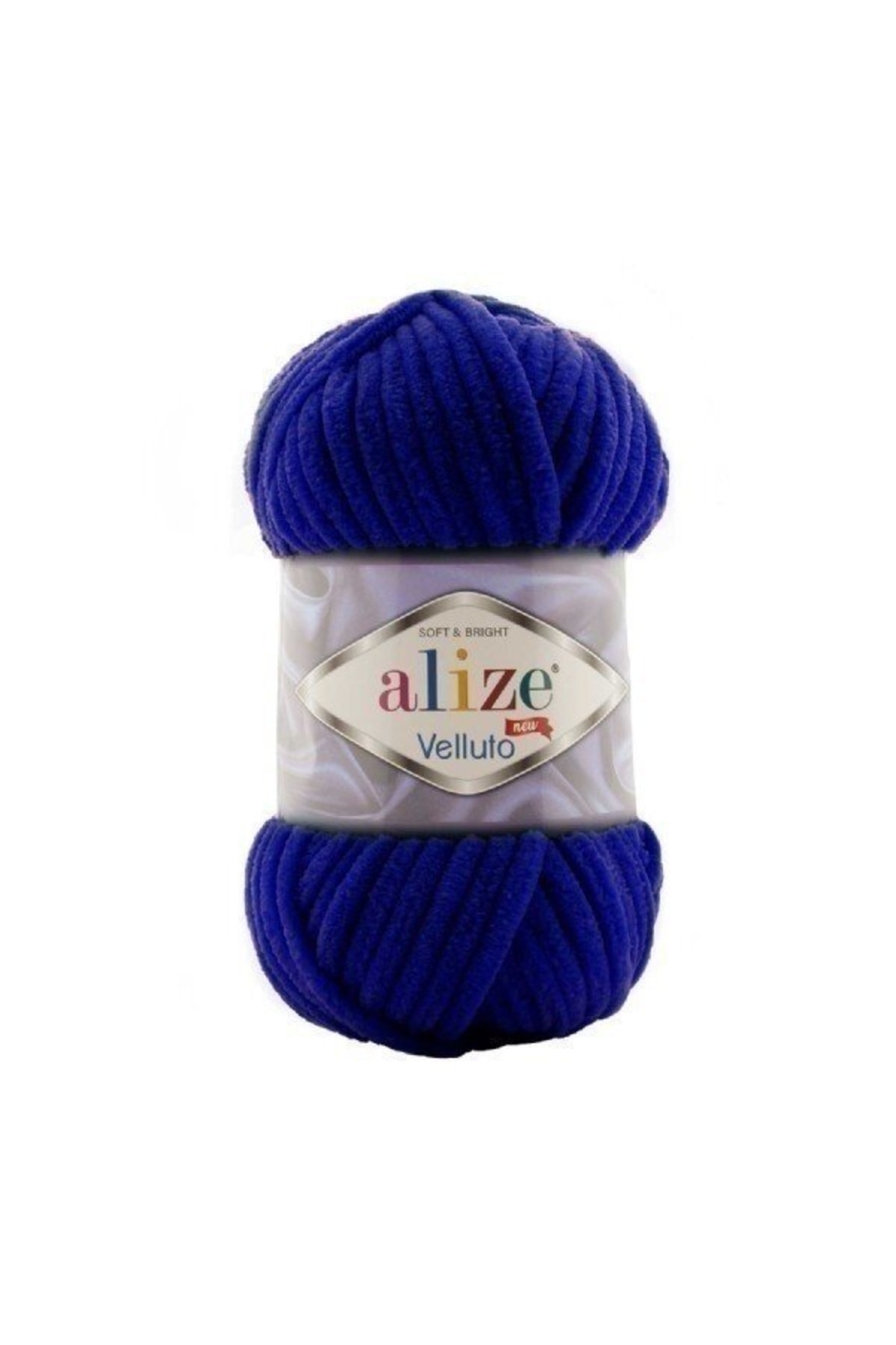 Velluto Velvet Hand Knitting Lanyard 5-pack (5x100 GR) 360 Navy
