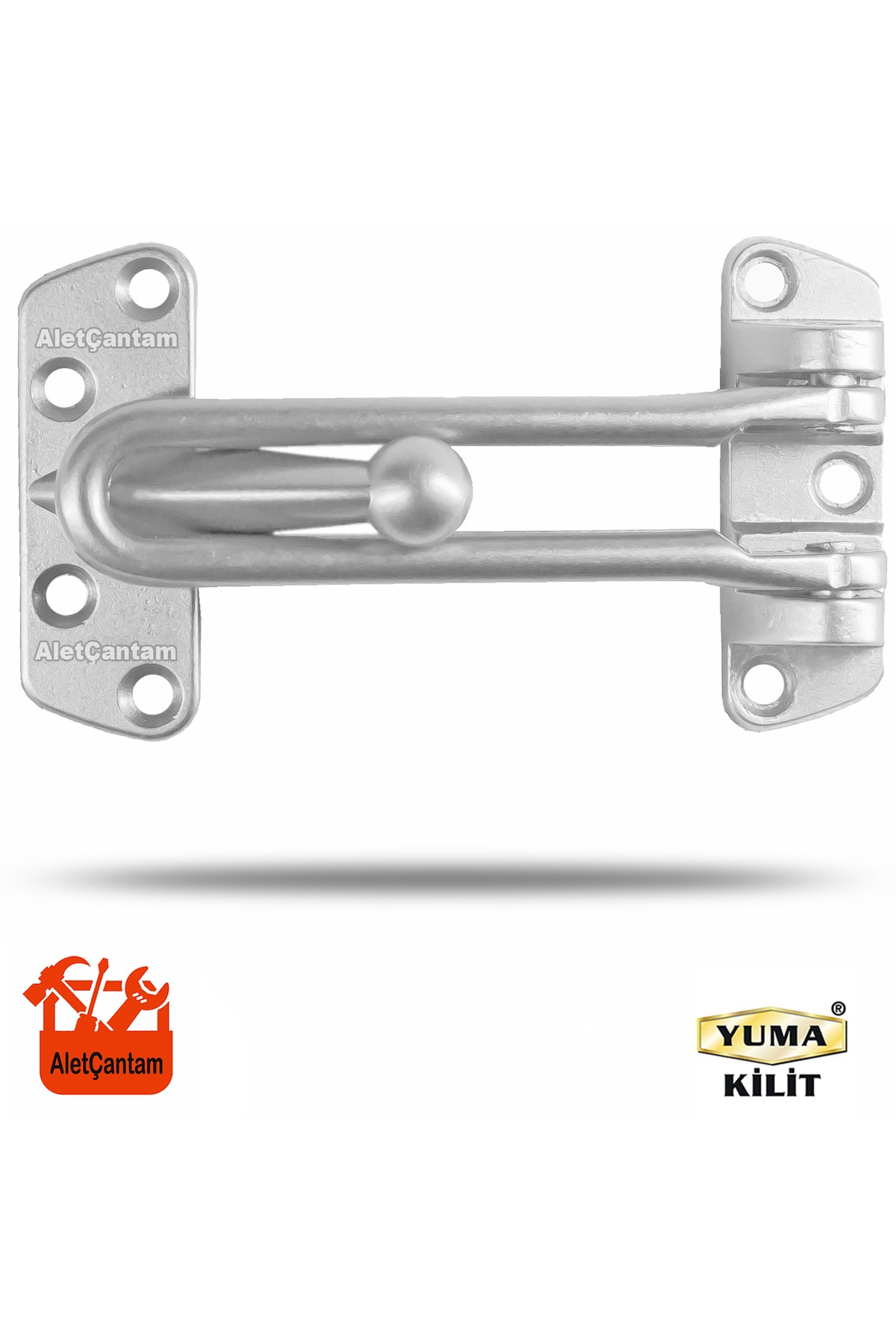 Yuma Kapı Emniyet Mandalı Ahşap - Çelik Kapı Emniyet Kelepçesi