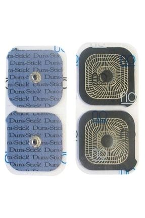 Compex Dura-stick 5x5cm Çıtçıtlı Dikdörtgen Tens Elektrod Pedi / 4 Lü Paket 42205