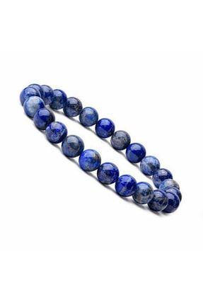 Unisex - Elegant Mavi First Quailty Padore Doğal Taş Bileklik | Jade - Handmade! > Şans Getirir! PDRACS499