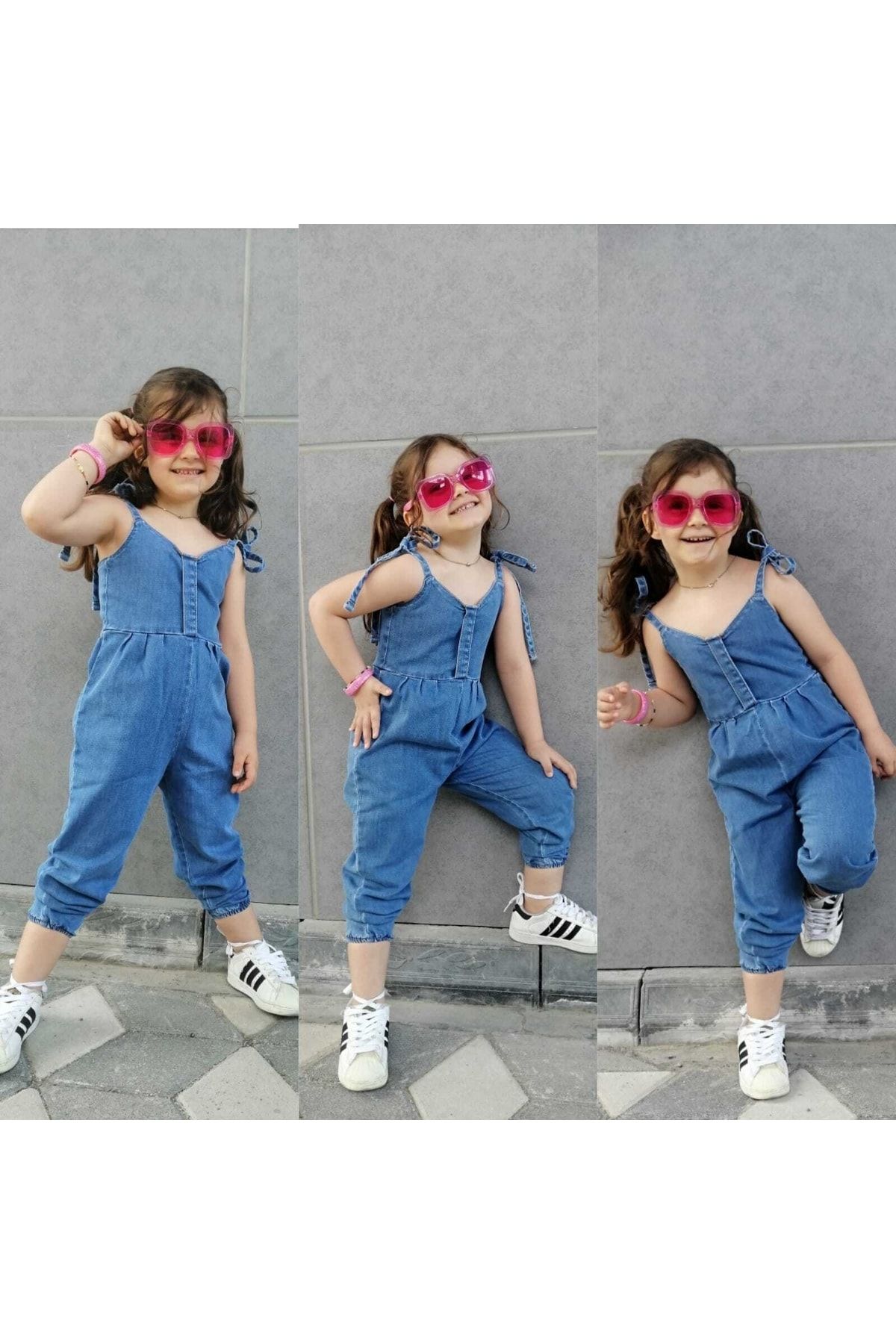Denim jumpsuit for best sale girl