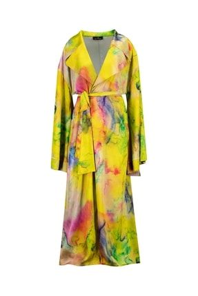 Saten Uzun Kol Kimono 10160