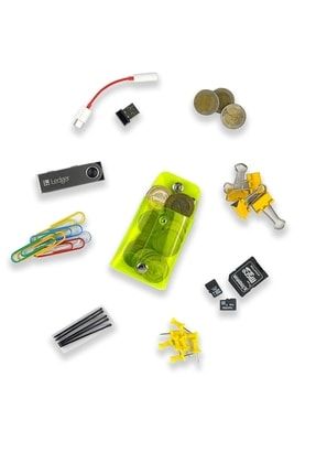 Bozuk Para Cüzdanı Küçük Minik Kese Madeni Para Kesesi Jellycase Mini Limon Şeffaf Pvc Renkli JCM10