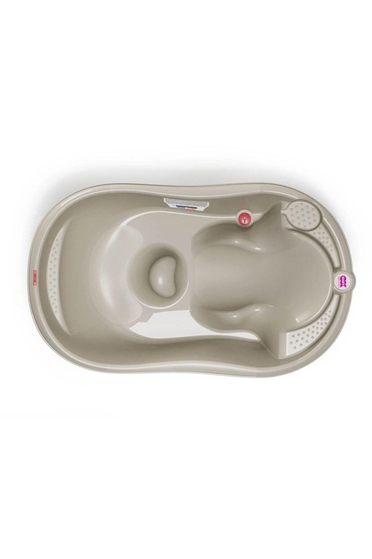 OK Baby Banyo Küveti &amp; Küvet Taşıyıcı Gri Banyo Güvenlik Seti NE9215
