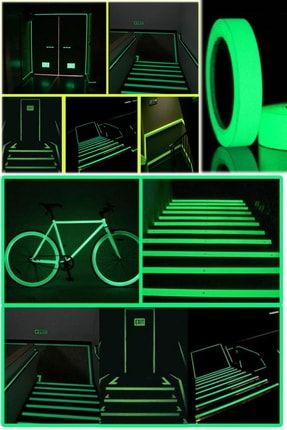 Bisiklet Araç Motor Ev Güvenlik Kıyafete Yapışabilen Fosfor Uyarıcı Gece Parlayan Bant Güvenlik Seti yt123b