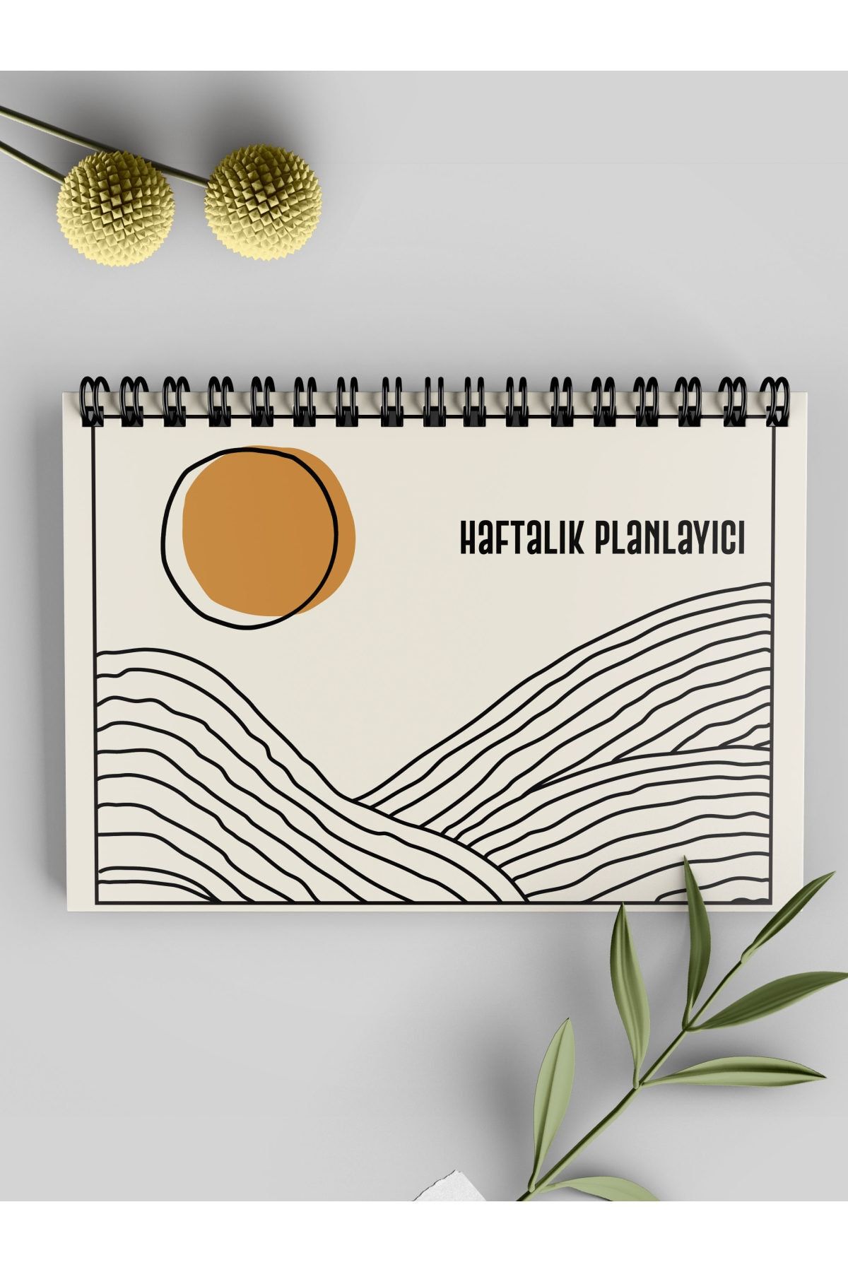 Haftalık Planlayıcı | Çelik Spiralli | Özel Ürün | 52 Yaprak