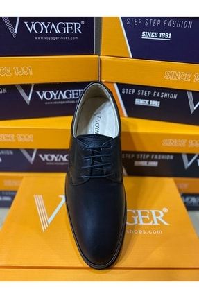 Siyah Erkek Hakiki Deri Comfort Günlük Klasik Ayakkabı TYC00500228307