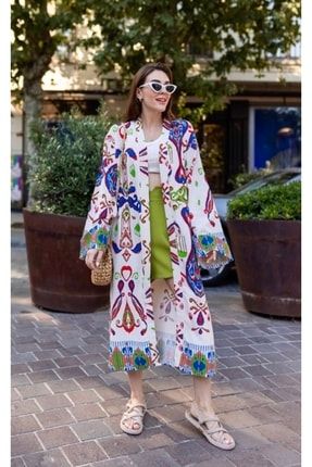 Etnik Keten Kimono TULİPKİMONO